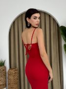 Papalia Sırt Detaylı Elbise resmi